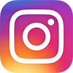 Logo de Instagram = Lien vers l'insta du Réseau Cailloux