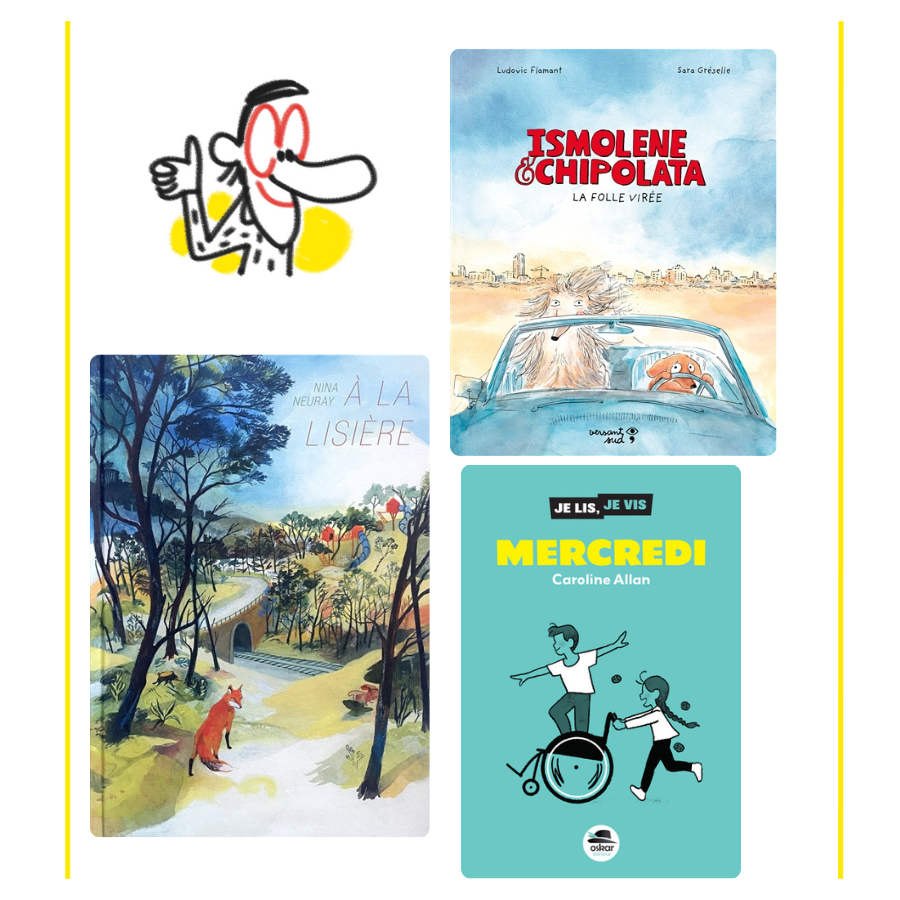 Image regroupant les couv. des 3 titres sélectionnés dans la catégorie 1 de l'opération Peut-on Lire de Tout
