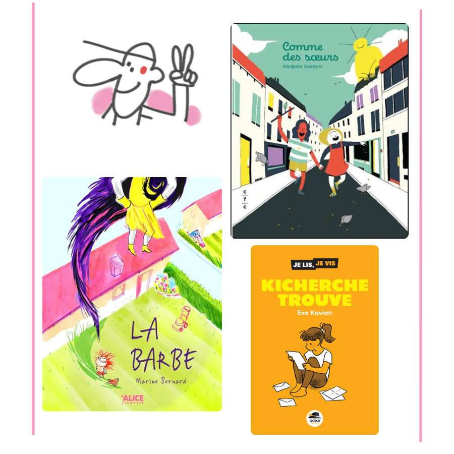 Image regroupant les couv. des 3 titres sélectionnés dans la catégorie 2 de l'opération Peut-on Lire de Tout